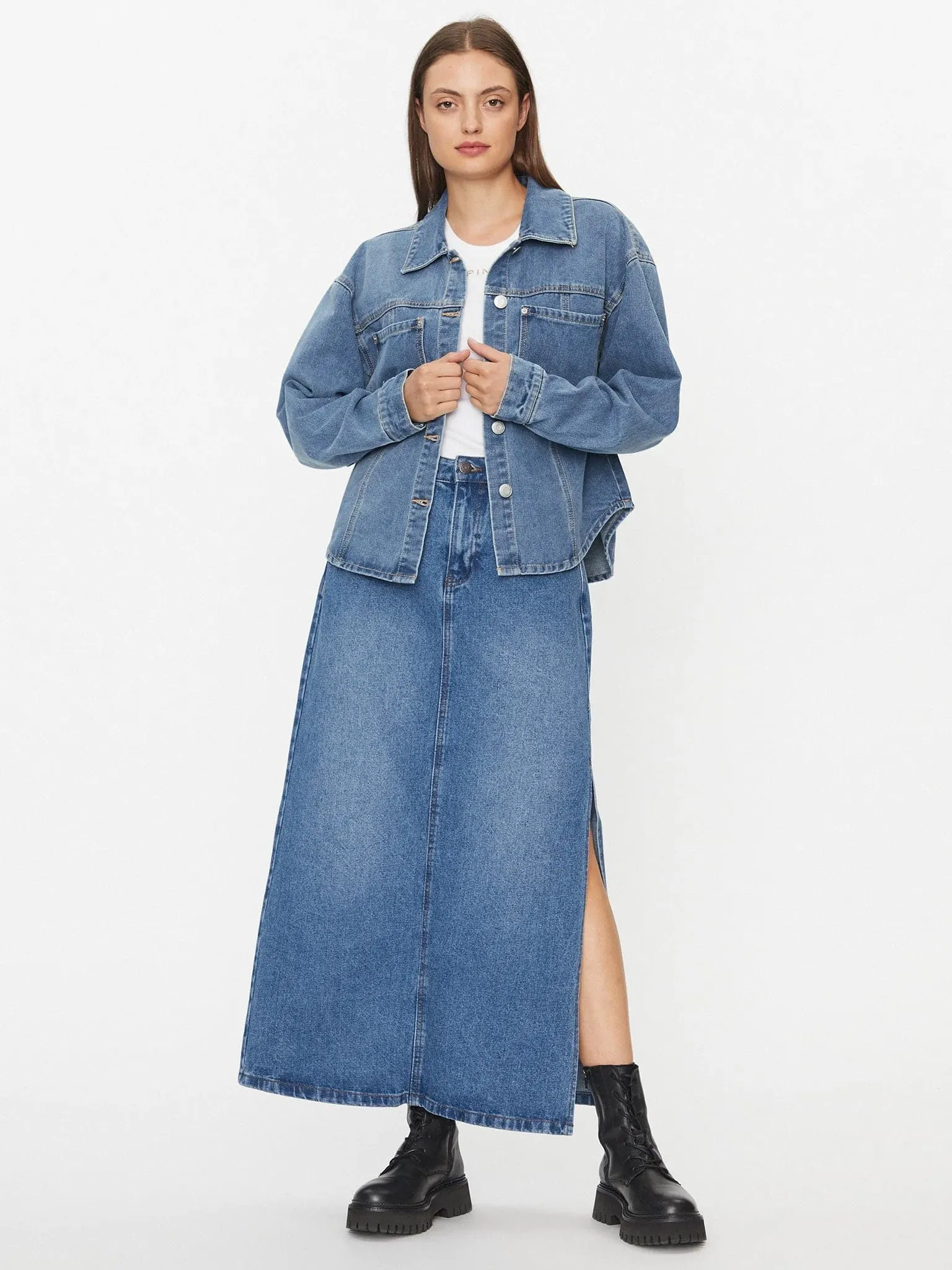 Γυναικείο τζάκετ τζιν VMJOSIE LS TAYLOR SHIRT 10294181 | 10294181