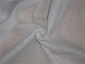 100% linen 60s lea Linen fabric White 58" wide