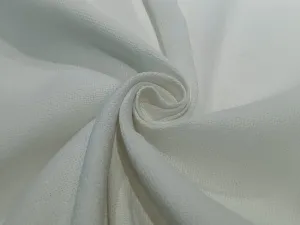 100 % Pure Heavy Linen Box weave Fabric ivory white color 54" wide Dyeable [12564]