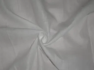 100 % Pure Heavy Linen Fabric ivory white colour 56" wide Dyeable [1304]