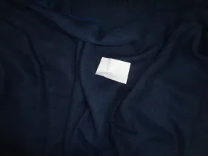 100 % PURE LINEN FABRIC NAVY BLUE colour 56" wide[5897]
