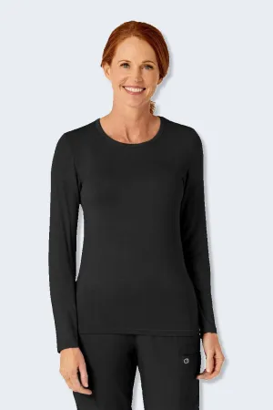 2009 QUT Podiatry Clinical Supervisor WonderWink Stretchy & Silky Under Scrubs Shirt