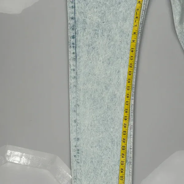 501 Levis Jeans - 29W UK 12 Acid Wash Cotton