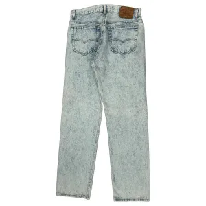 501 Levis Jeans - 29W UK 12 Acid Wash Cotton
