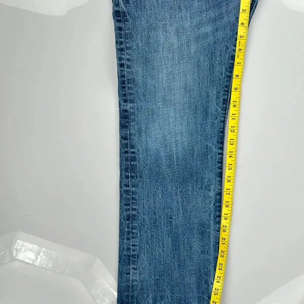 501 Levis Jeans - 32W 29L Blue Cotton