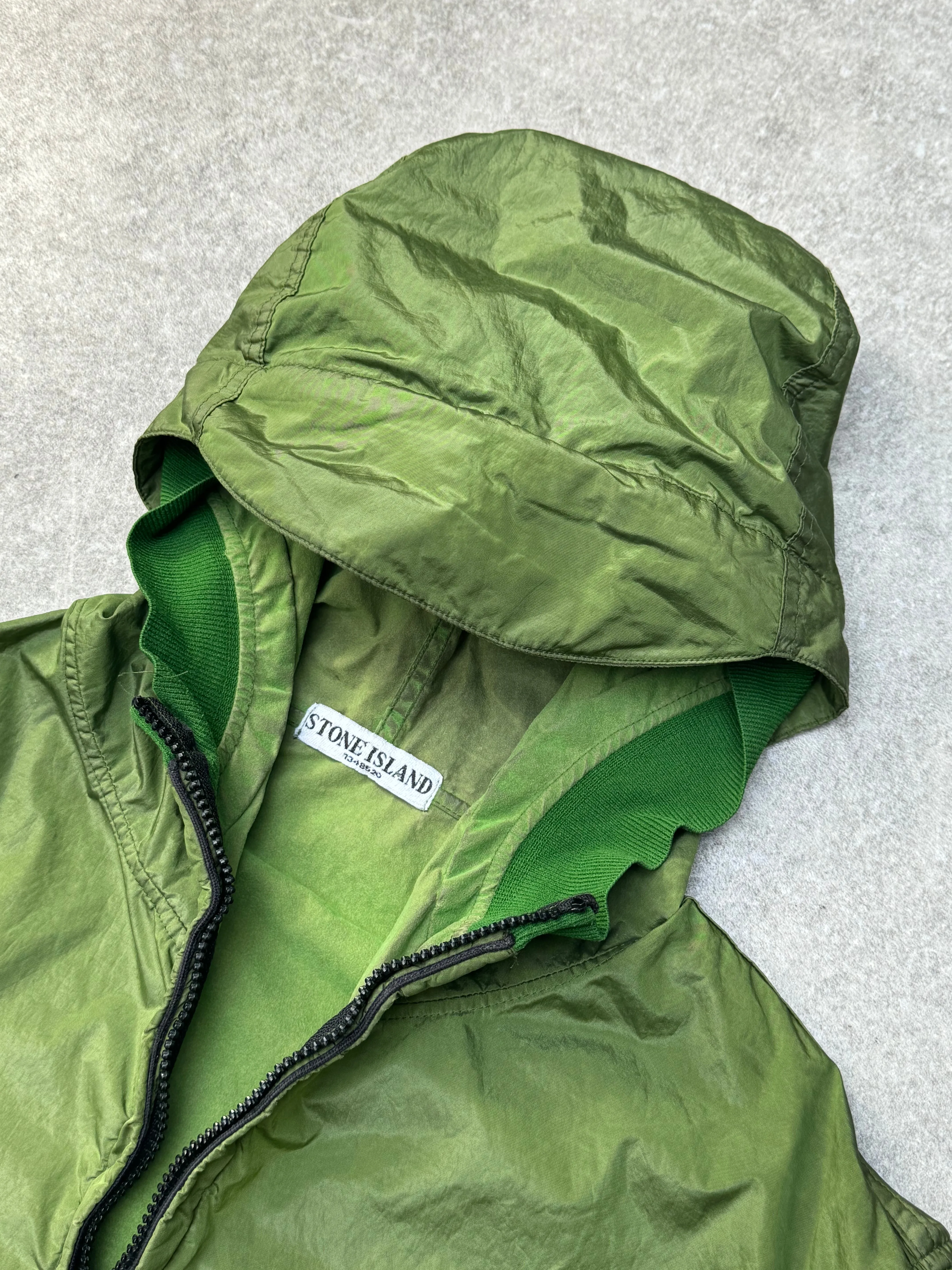 A/W 2008 Stone Island Beetle Light Hooded Green Jacket