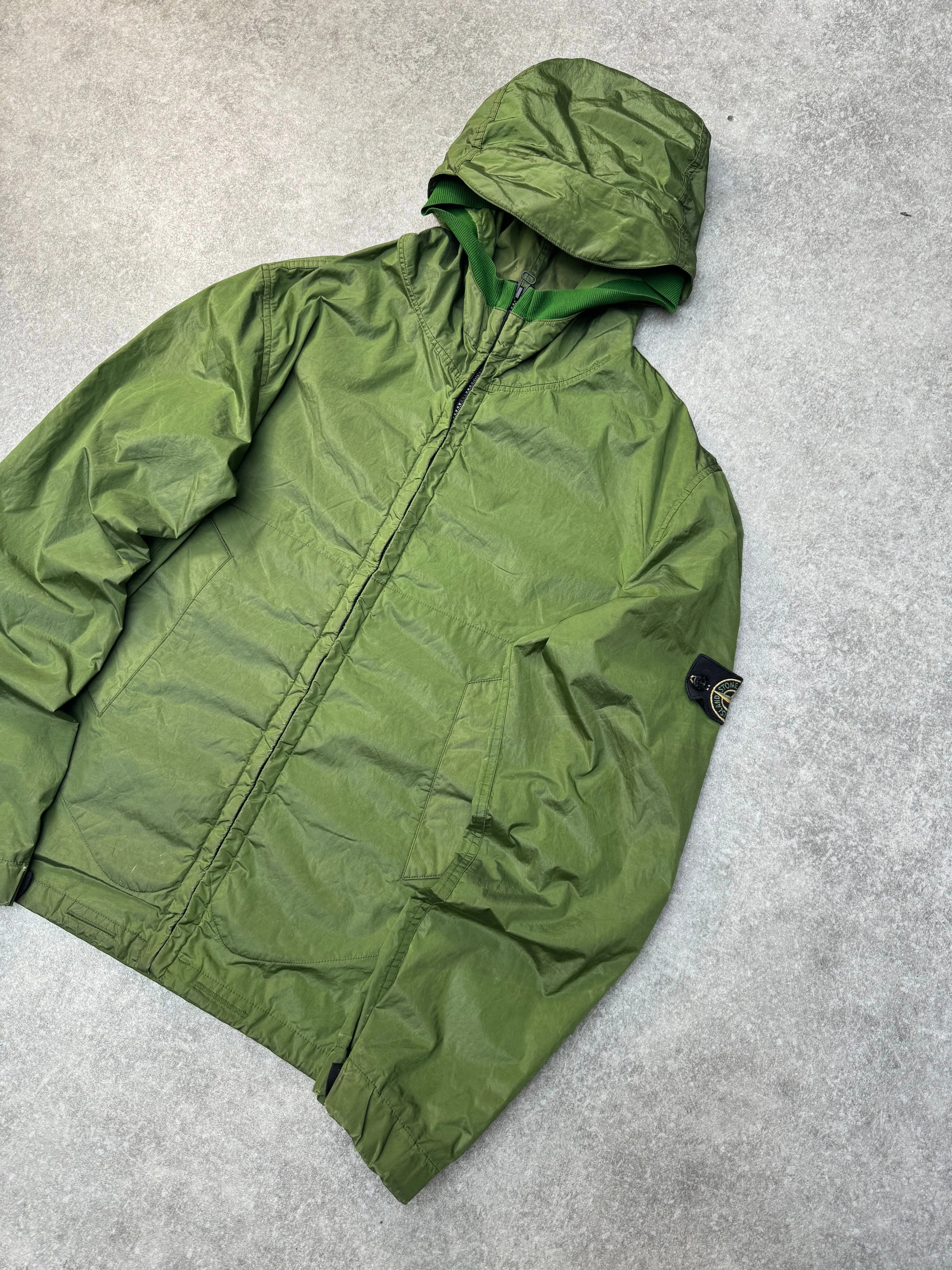 A/W 2008 Stone Island Beetle Light Hooded Green Jacket