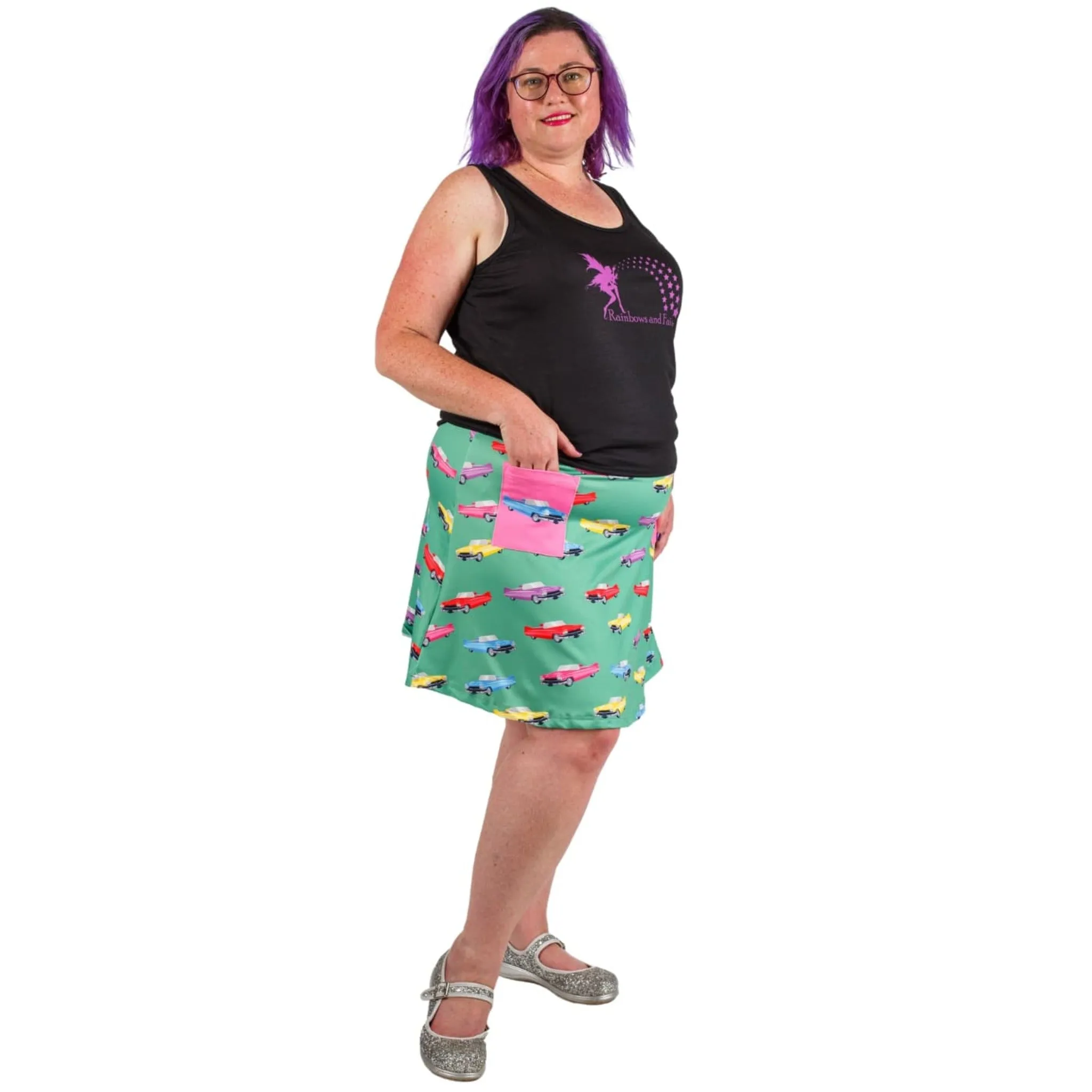 Cadillac Short Skirt With Pockets