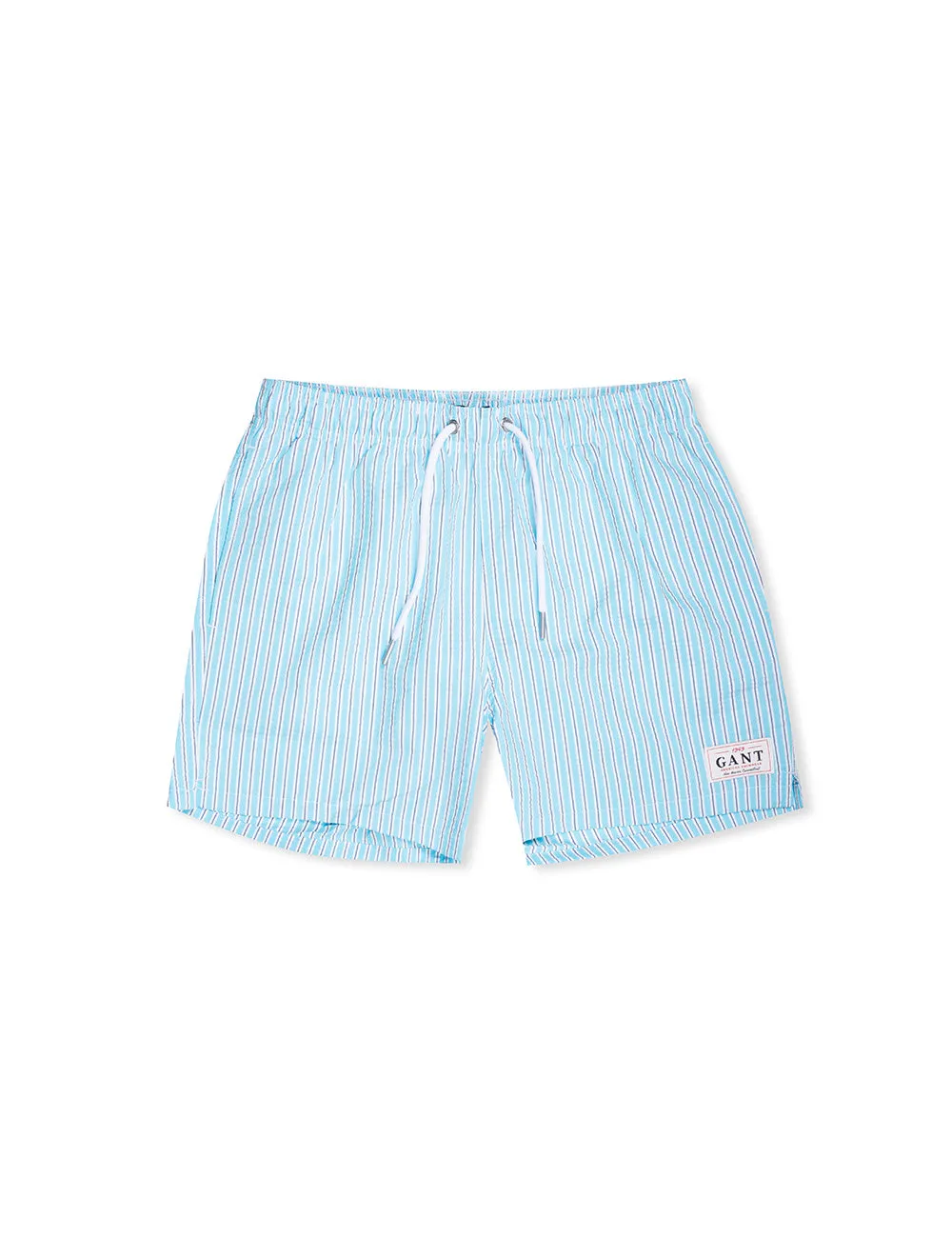 Classic Fit Seersucker Swim Sshorts Light Aqua