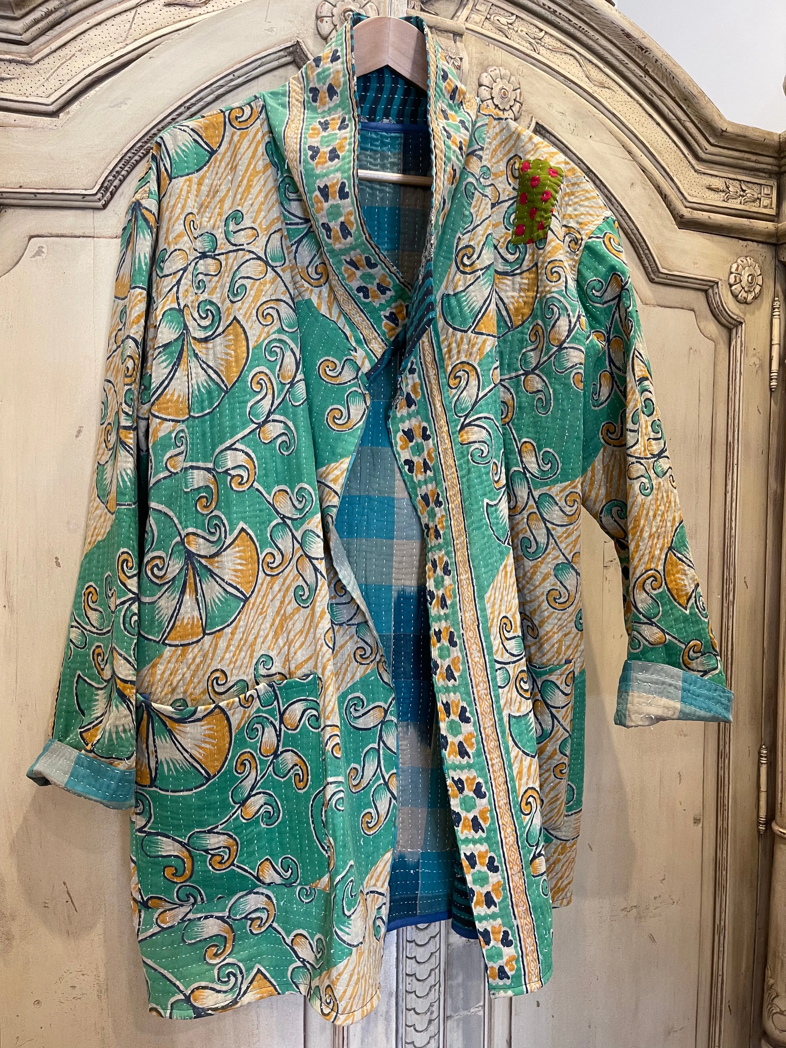 Cocoon Jacket - Jade Summer
