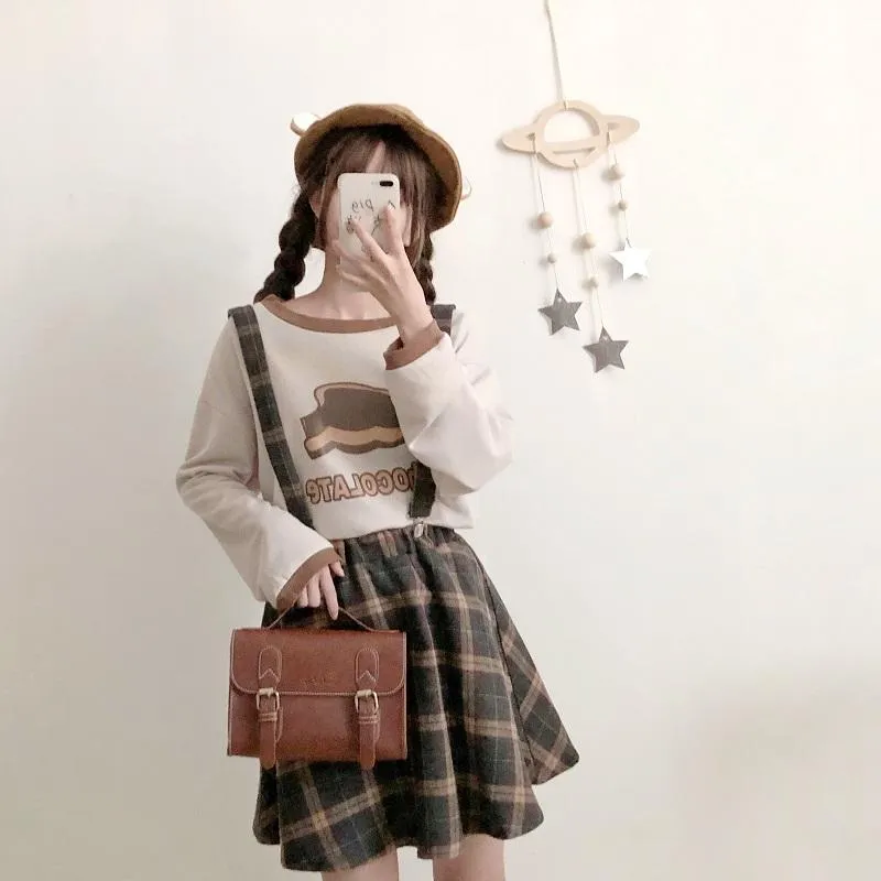 Cute Shirt  Skirt/Pants Outfit AD10083