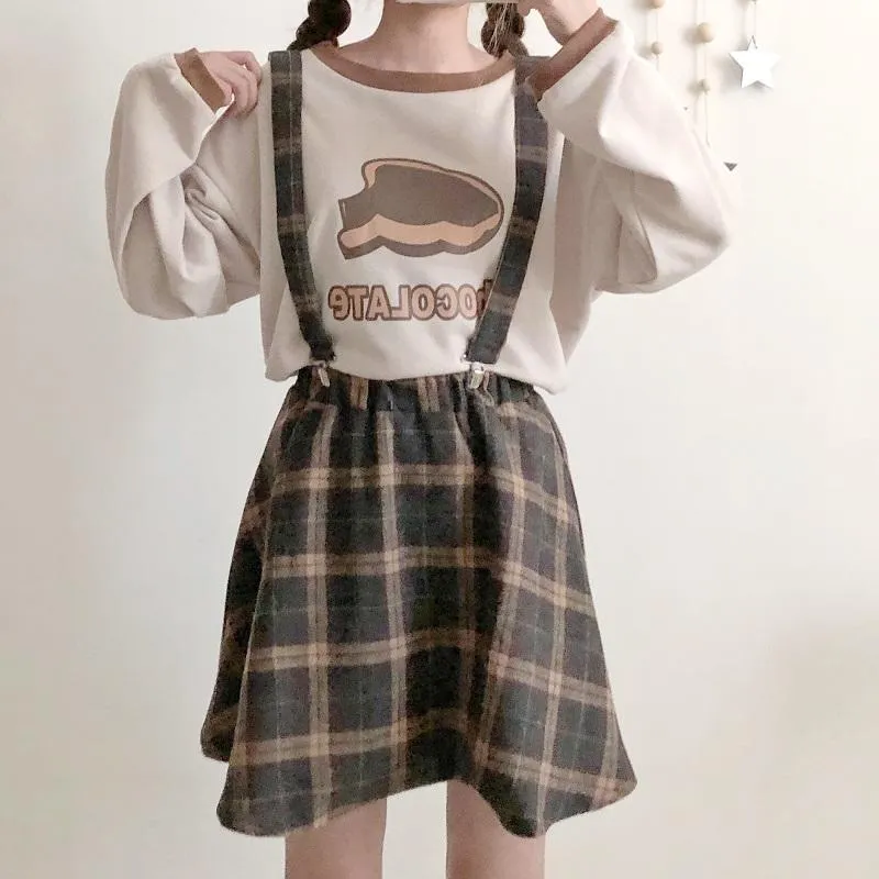 Cute Shirt  Skirt/Pants Outfit AD10083