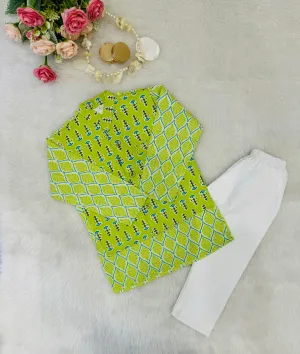 DesiFolk Boys Kurta jacket set