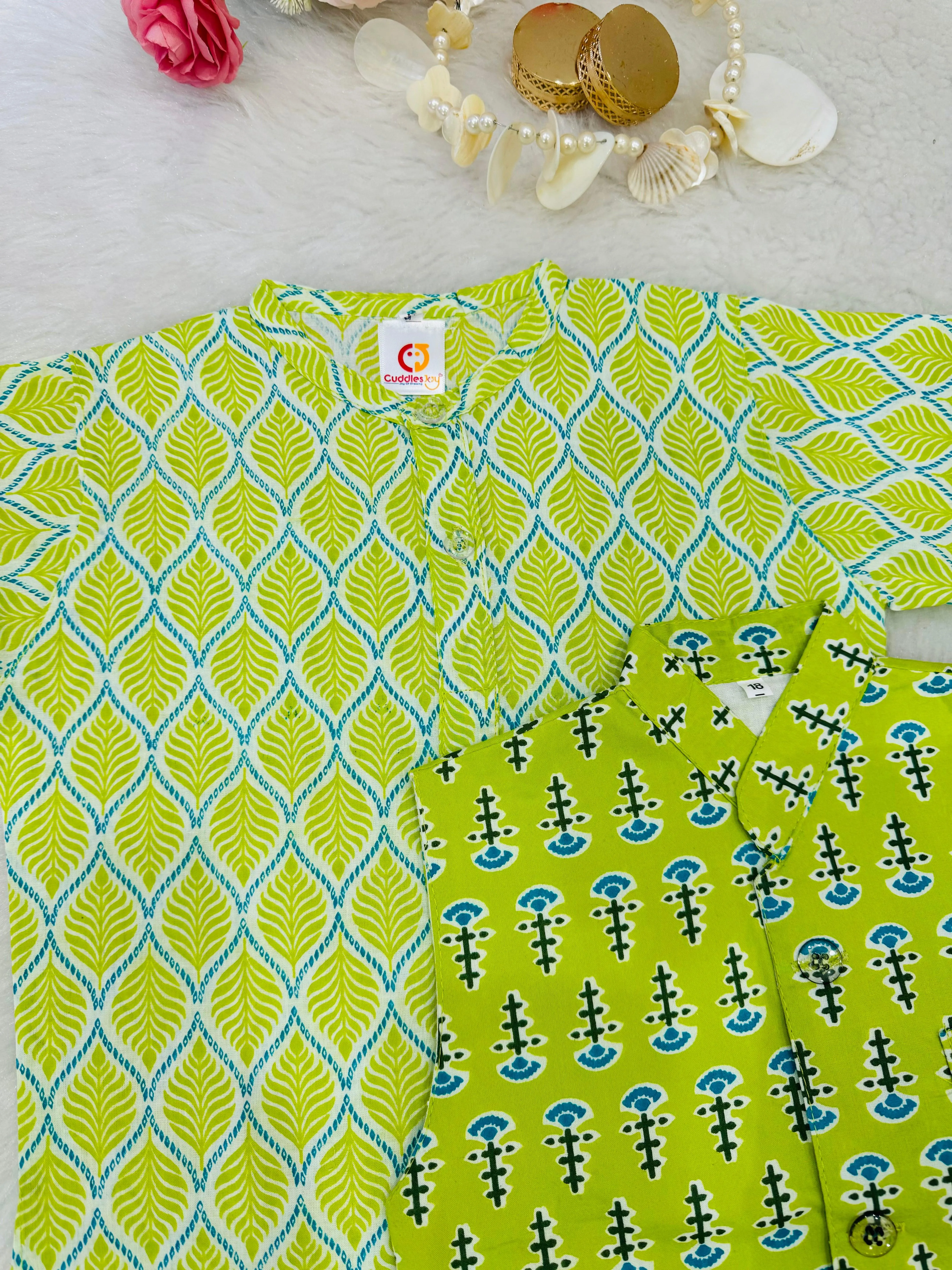 DesiFolk Boys Kurta jacket set