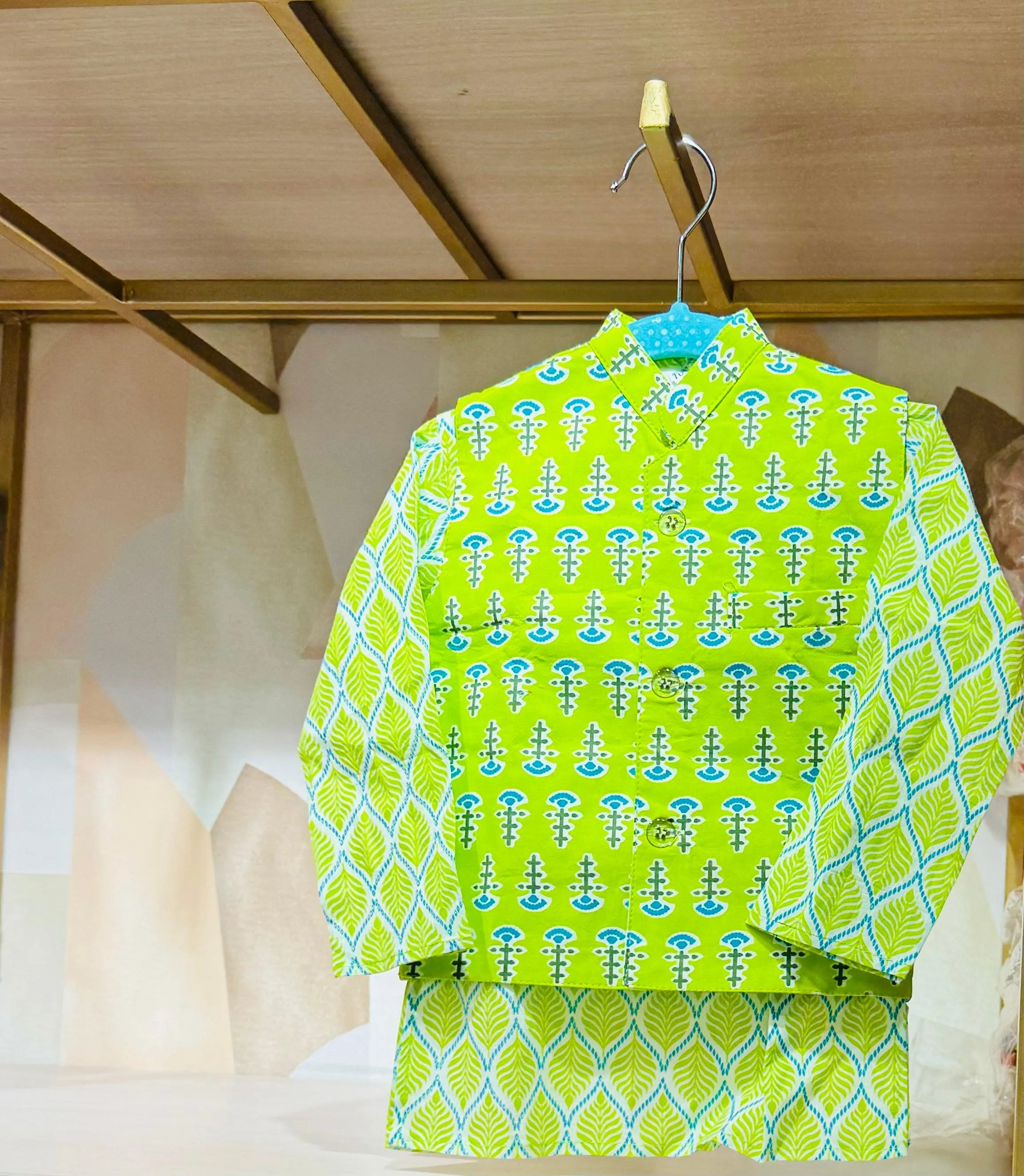 DesiFolk Boys Kurta jacket set
