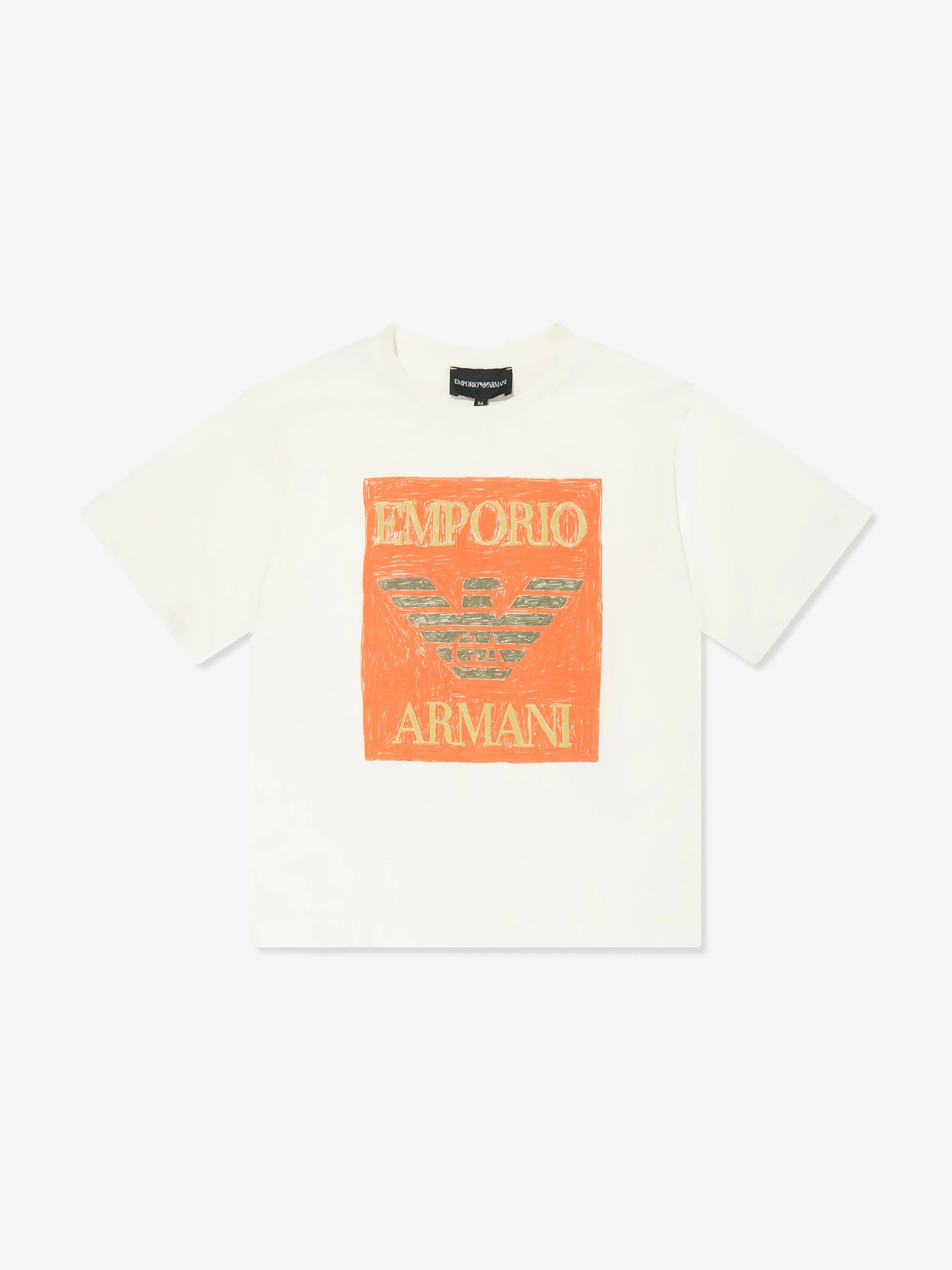 Emporio Armani Boys 2 Pack T-Shirt Set in Multicolour
