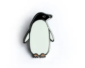 Enamel Pin Adelie Penguin by Tom Hardwick