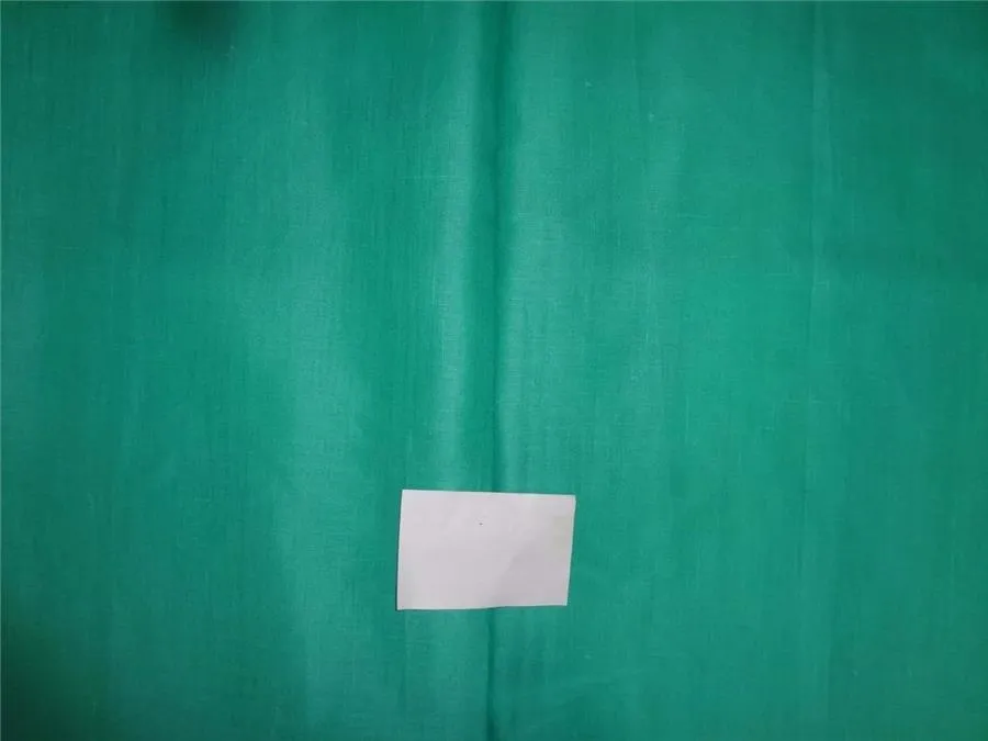 Green Color Linen Fabric 58&quot;