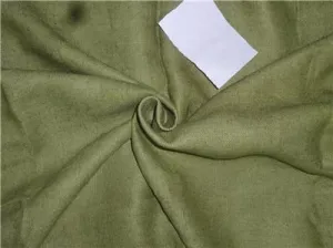 Heavy Linen Henna Green Color Fabric 58" WIDE