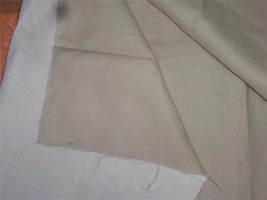 Heavy Linen Natural Color Fabric 58&quot;