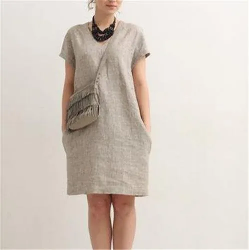 Heavy Linen Natural Color Fabric 58&quot;