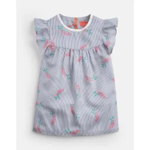 Joules VIOLET WOVEN FRILL TANK