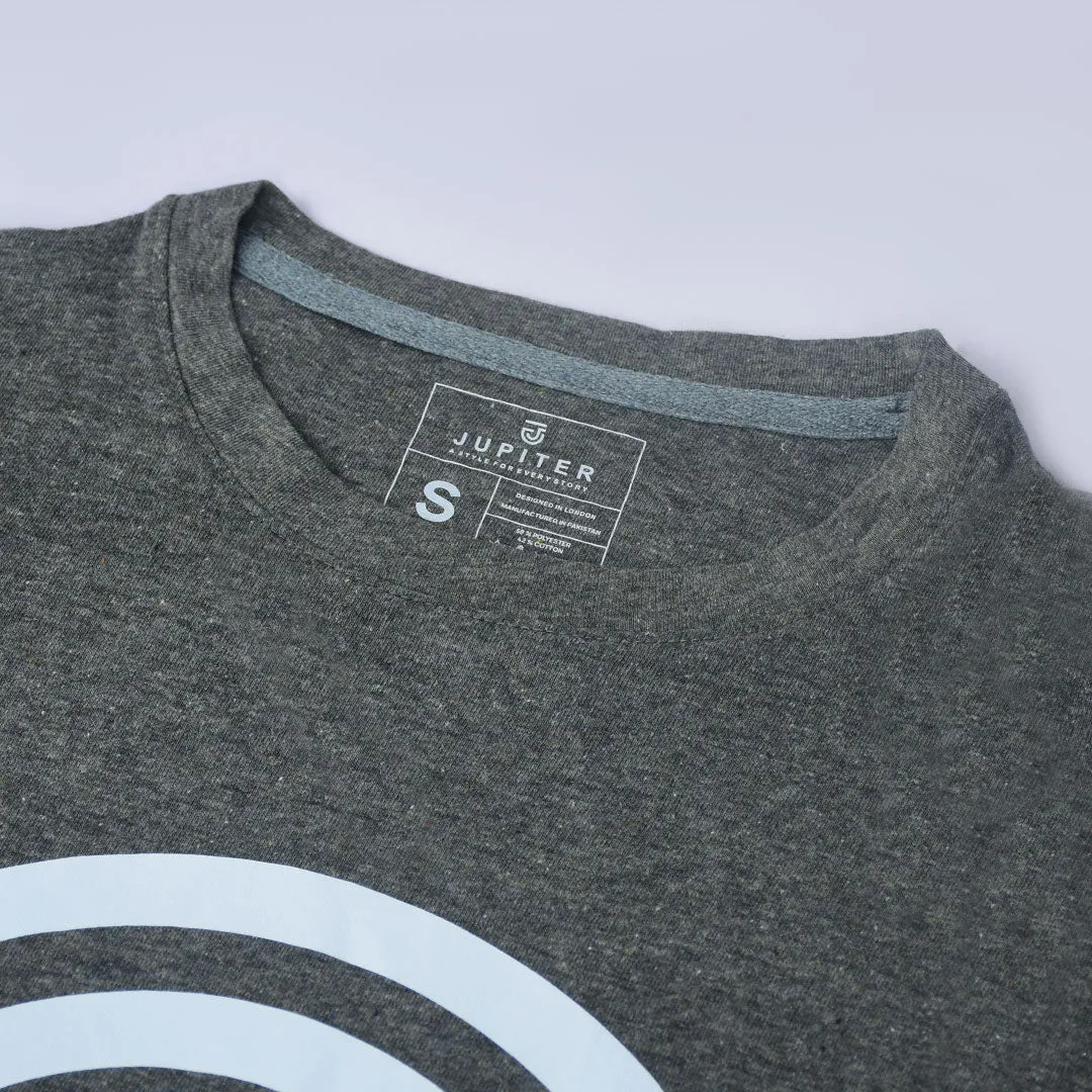 Jupiter Men's Oversized Off Shoulder Wifi Print Tee Shirt
