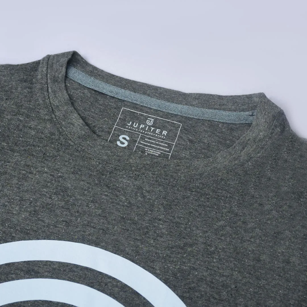 Jupiter Men's Oversized Off Shoulder Wifi Print Tee Shirt