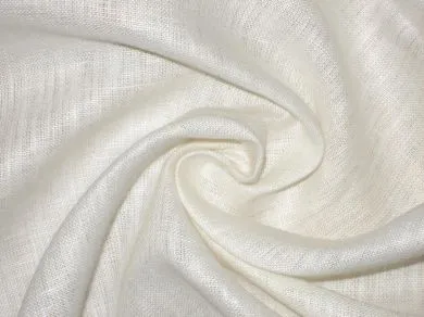Linen fabric Ivory colour 58" wide