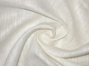Linen fabric Ivory colour 58" wide