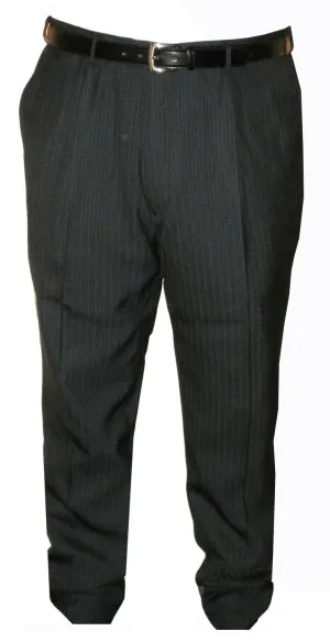 Mens Easy Care Pleated Front Suit Trousers (Carter) in Waist 40 to 60 inches