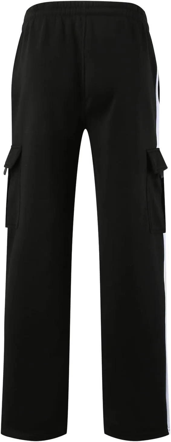 Mens Pants Joggers with Pockets, Casual Sweatpants, Drawstring Chino Pants Track Jogging Outdoor Cargo Pants