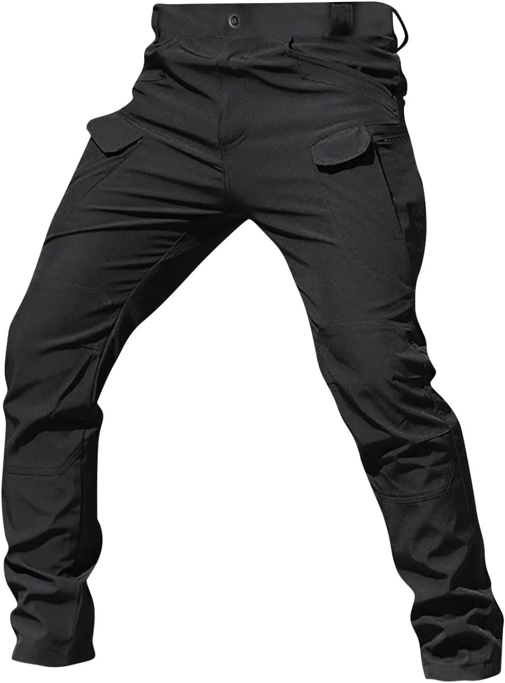 Mens Tactical Pants Stretch Work Pants Construction Hiking Cargo Pant Ripstop Water Resistant Trousers Multi Pockets