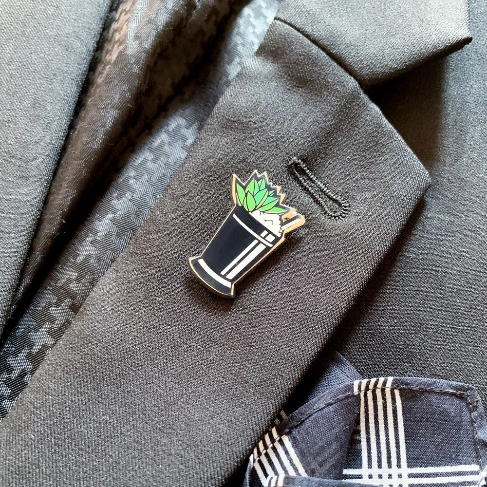 Mint Julep Cocktail Pin