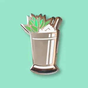 Mint Julep Cocktail Pin