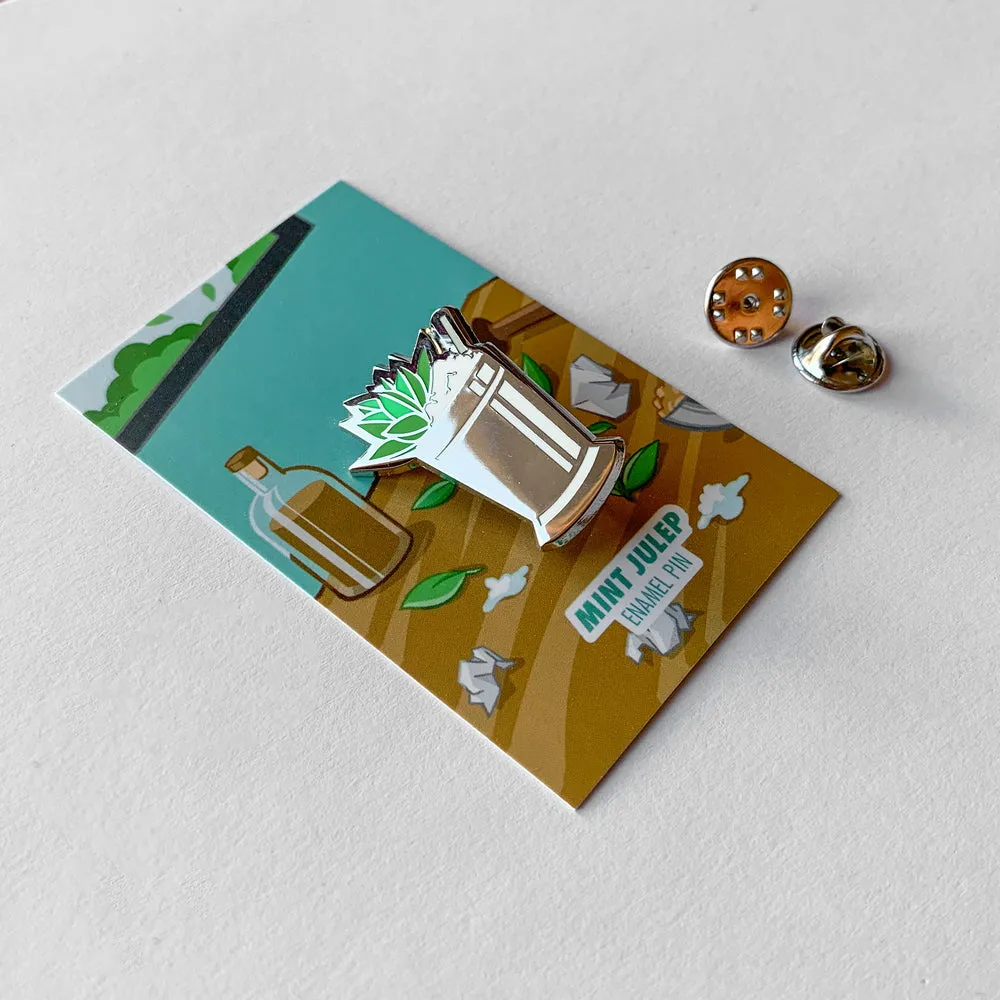 Mint Julep Cocktail Pin