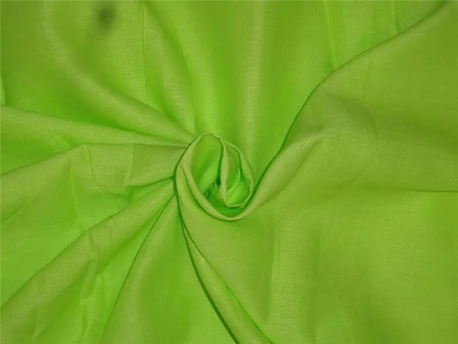 Neon Green Color Linen Fabric 58&quot;