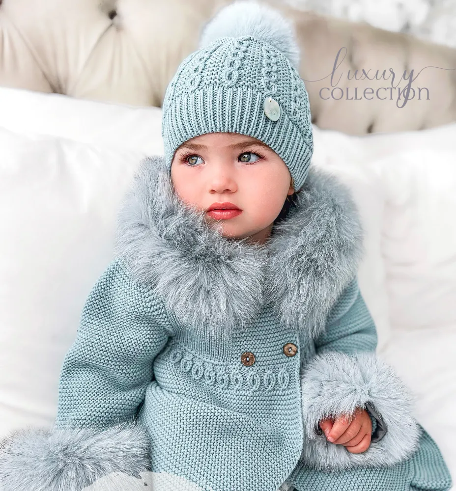 Pangasa Girls A-Line Fur Jackets