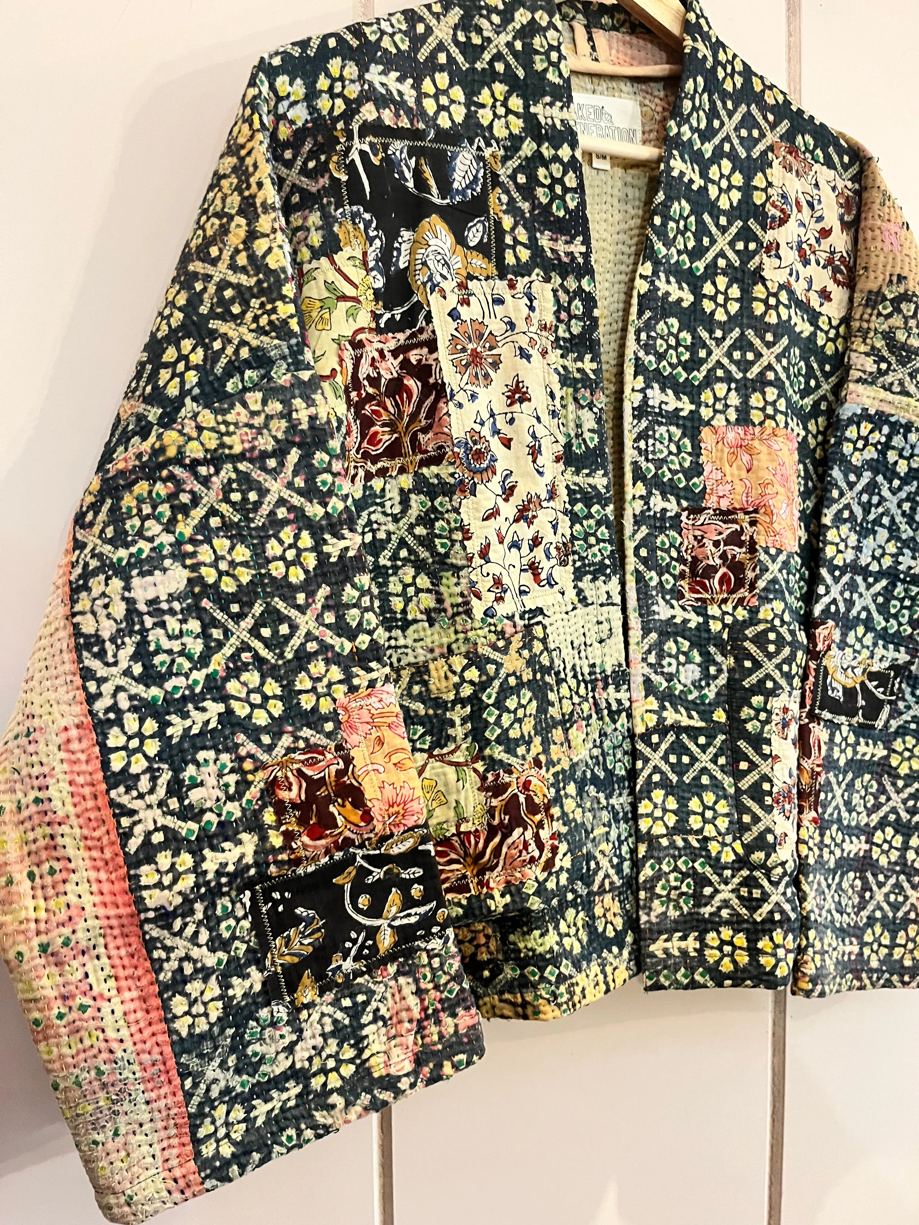 Penny Patchwork Kantha Jacket S/M 9