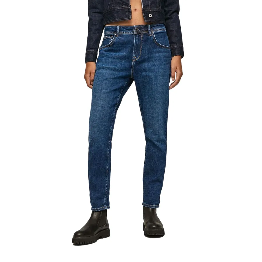 Pepe Jeans pantalone da donna in jeans Violet PL204176VR6R blu