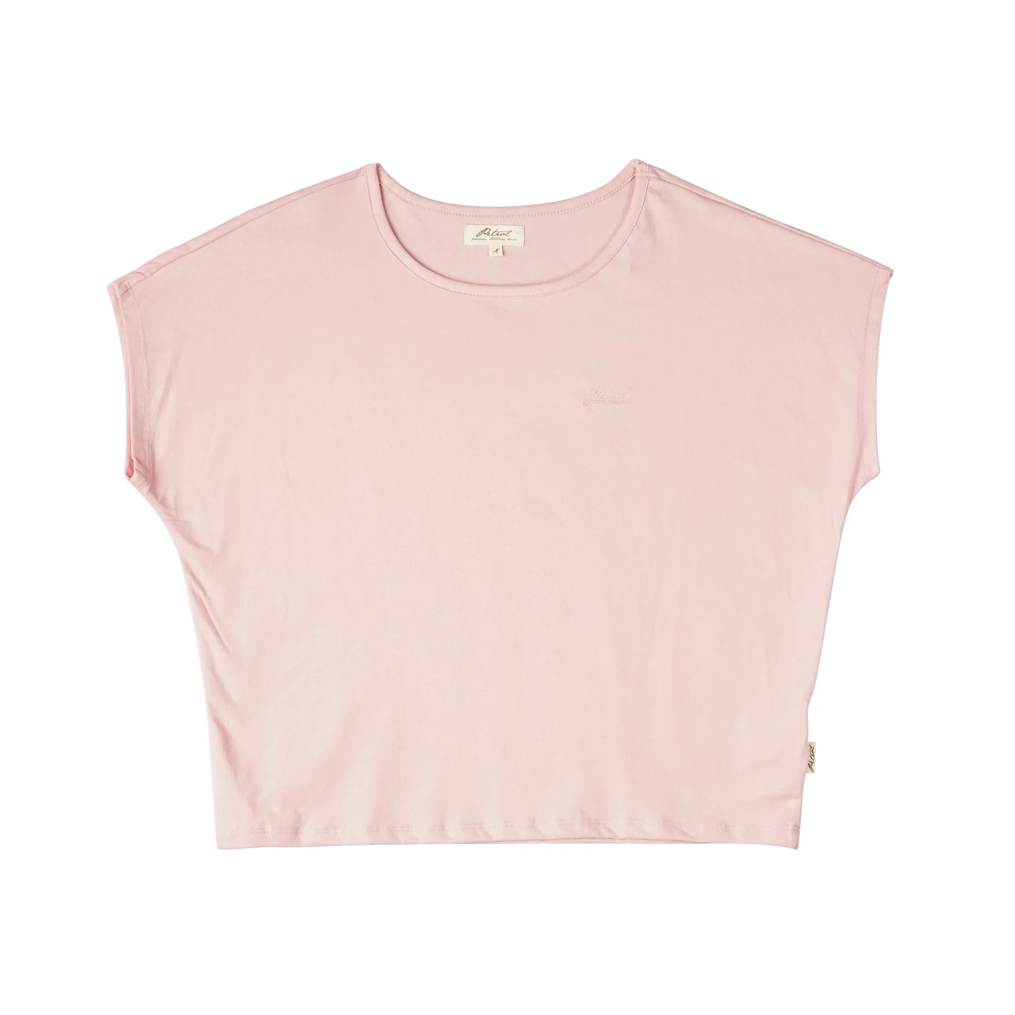 Petrol Ladies Basic Oversized Shirt CVC Jersey Fabric Trendy Fashion High Quality Apparel Comfortable Casual T-shirt For Women 150199 (Almond Blossom)