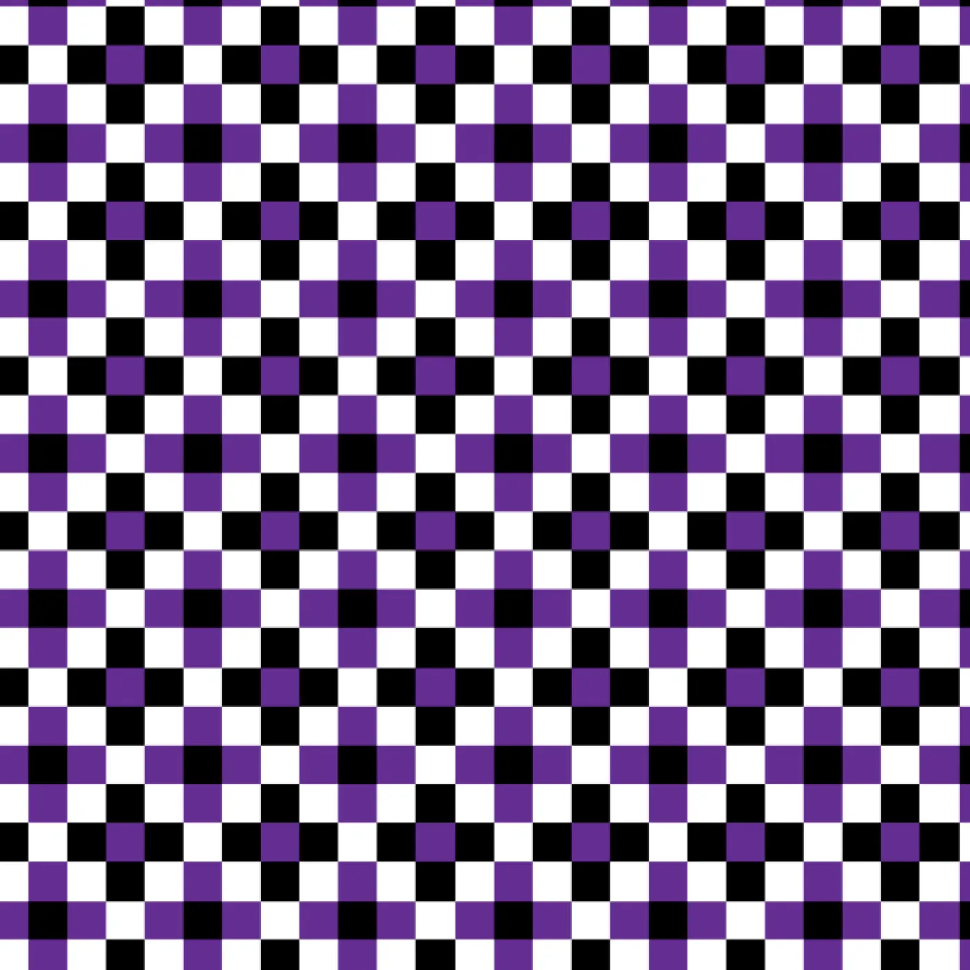 Purple Check Short Skirt With Pockets