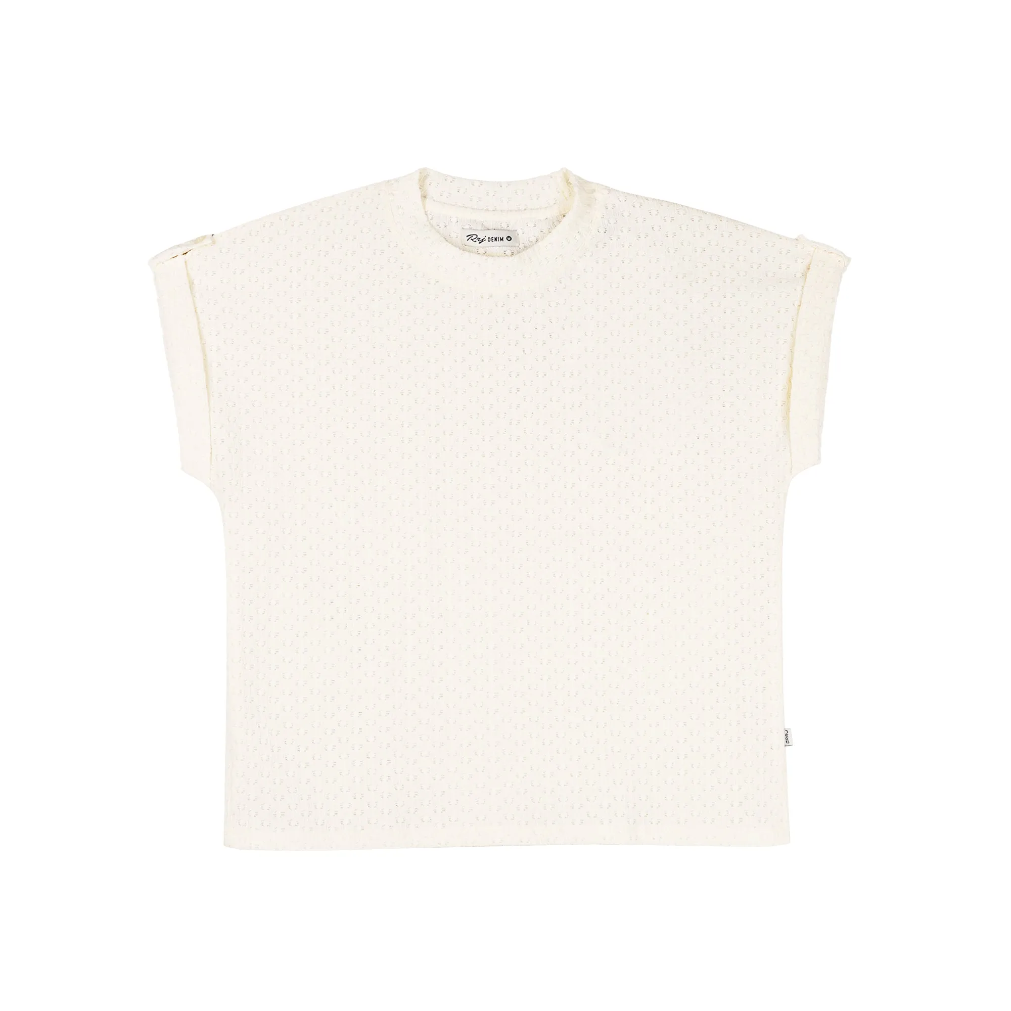 RRJ Basic Woven Ladies Boxy Fitting Shirt 144501 (Beige)