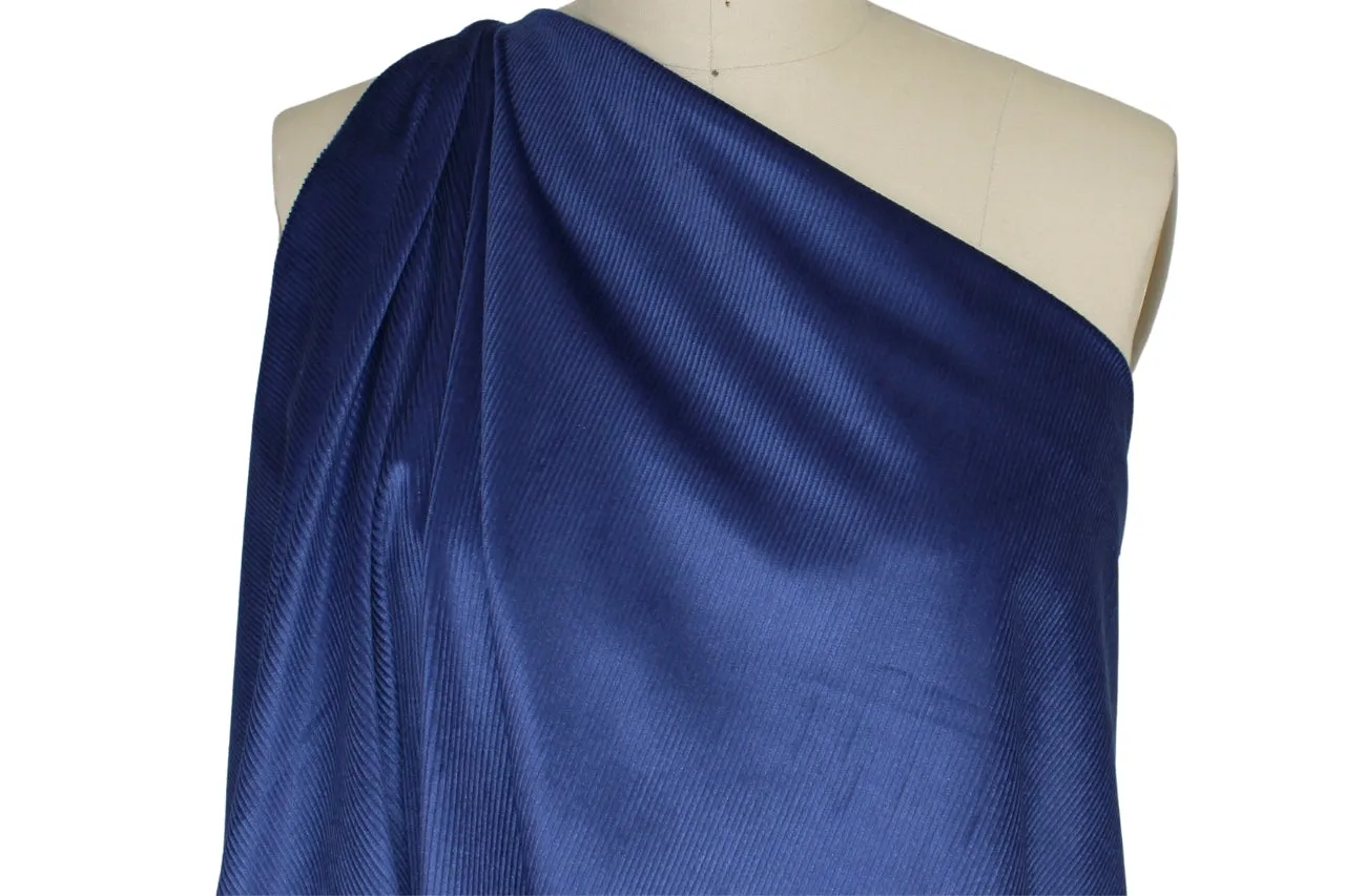 Stretch Medium Wale Corduroy - True Blue