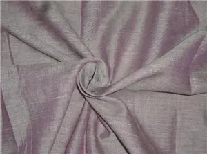 Two Tone Purple x Ivory Color Linen Fabric 54" wide