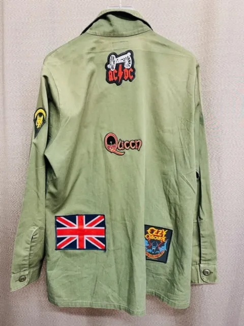 Vintage Solid Patch Jackets
