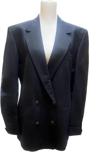 VINTAGE USAir Women's Double Breasted Blazer