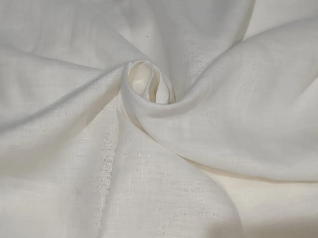 white linen 60 LEA MODA ITALIA 58" wide [12179]