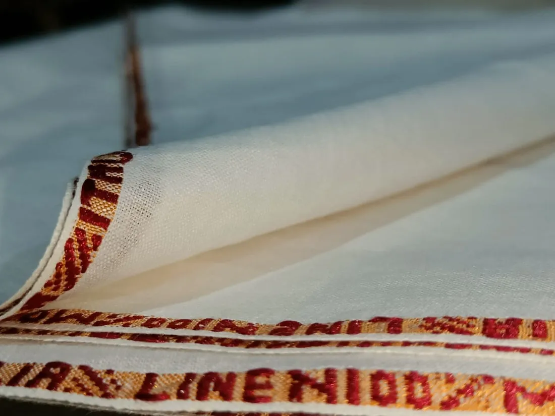 white linen 60 LEA MODA ITALIA 58" wide [12179]
