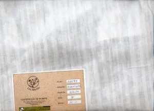white linen fabric with white stripes and bright stripe Malabar 58" wide [425]